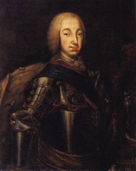 Aleksei Antropov : Portrait of grand duke peter fedotovich (later Peter III)